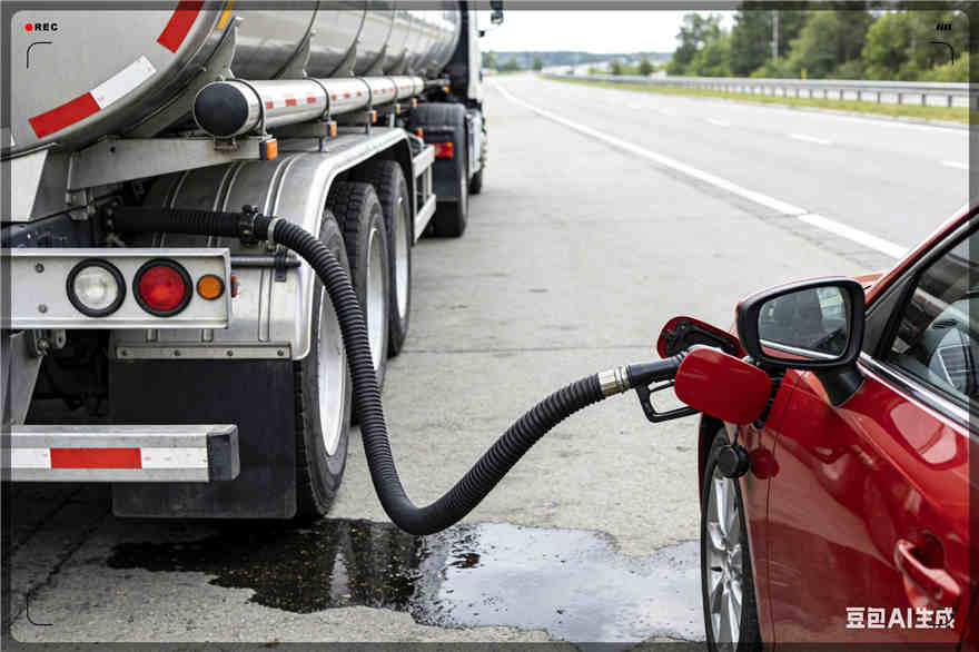 钦北区汽车救援送水案例